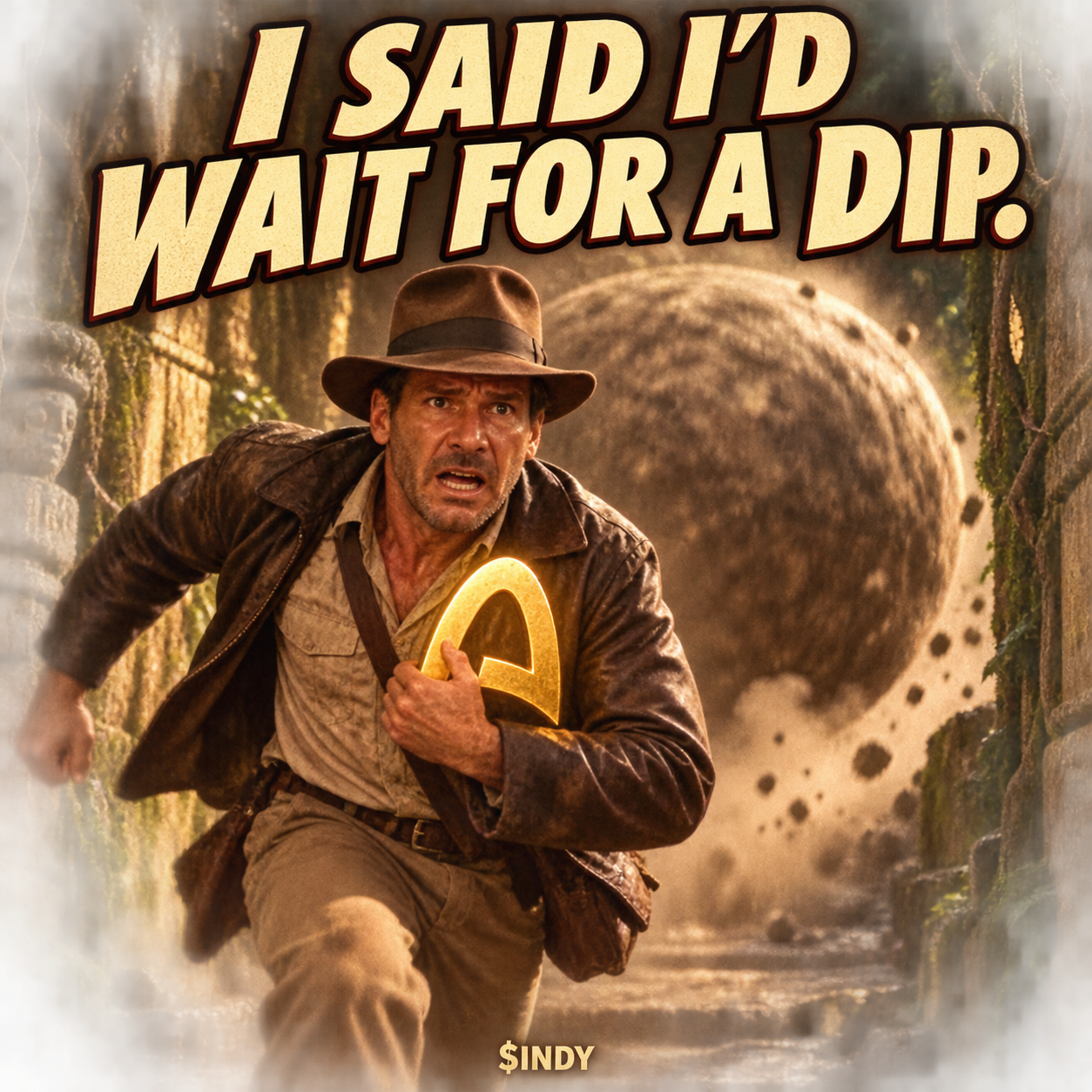 I said I’d wait for a dip. The hat stays on. $INDY